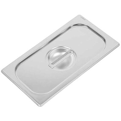 VOGUE DW457 304 Coperchio in acciaio INOX resistente, 1/3, 176 x 325 mm, colore: Argento VOGUE DW457 304 Coperchio in acciaio INOX resistente, 1/3, 176 x 325 mm, colore: Argento