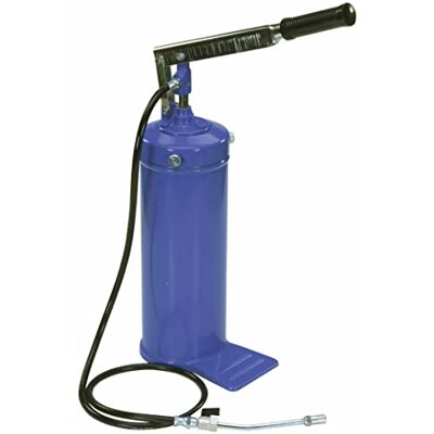 AMA Pompa Grasso Manuale 8 kg con Tubo 1,5 m e 4 Griffe AMA Pompa Grasso Manuale 8 kg con Tubo 1,5 m e 4 Griffe
