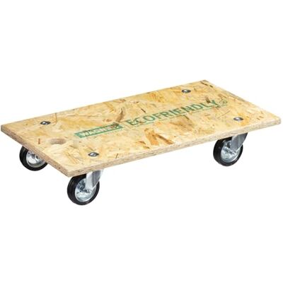 WAGNER Carrello da trasporto MM 1140 I 57,5 x 30 cm I ruote di trasporto soft a scorrimento facile per protezione del pavimento I per carichi pesanti I portata 250 kg WAGNER Carrello da trasporto MM 1140 I 57,5 x 30 cm I ruote di trasporto soft a scorrimento facile per protezione del pavimento I per carichi pesanti I portata 250 kg