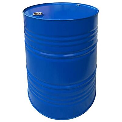Mobil Plastic Fusto in ferro cilindrico, capacità 220 Lt, omologato ADR/ONU per liquidi, con tappi a vite Tri Sure (inclusi), corpo blu interno laccato Mobil Plastic Fusto in ferro cilindrico, capacità 220 Lt, omologato ADR/ONU per liquidi, con tappi a vite Tri Sure (inclusi), corpo blu interno laccato