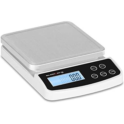 Steinberg BASIC SBS-LW-5000/100 Bilancia Elettronica Bilancia Digitale Pesalettere (5 kg / 0,1 g, Schermo LCD Retroilluminazione, Alimentazione 2 Batterie AA) Argento Steinberg BASIC SBS-LW-5000/100 Bilancia Elettronica Bilancia Digitale Pesalettere (5 kg / 0,1 g, Schermo LCD Retroilluminazione, Alimentazione 2 Batterie AA) Argento
