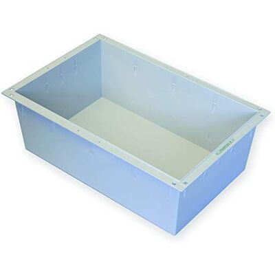GIMA Vassoio/Cassetto Modulare in Plastica ABS, Colore Grigio, Tipo Chiuso, per Carrelli ISO, Misure 600 x 400 x 200 mm GIMA Vassoio/Cassetto Modulare in Plastica ABS, Colore Grigio, Tipo Chiuso, per Carrelli ISO, Misure 600 x 400 x 200 mm