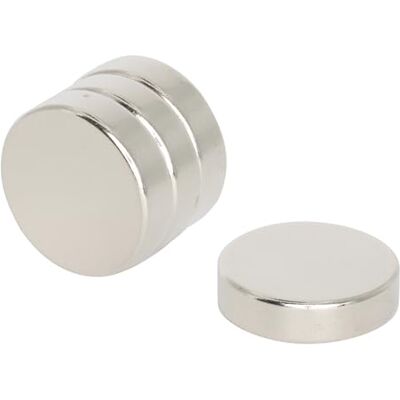 FIRST4MAGNETS first15magnets Magnete al neodimio N35, diametro 15 mm x spessore 4 mm, forza magnetica 2,8 Kg (10 pezzi) FIRST4MAGNETS first15magnets Magnete al neodimio N35, diametro 15 mm x spessore 4 mm, forza magnetica 2,8 Kg (10 pezzi)