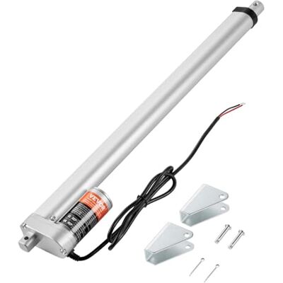 VEVOR Attuatore lineare 12V, Attuatore lineare ad alto carico da 18 pollici 330 libbre/1500N, Attuatore di movimento lineare da 0,19"/s con staffa di montaggio e protezione IP54 VEVOR Attuatore lineare 12V, Attuatore lineare ad alto carico da 18 pollici 330 libbre/1500N, Attuatore di movimento lineare da 0,19"/s con staffa di montaggio e protezione IP54