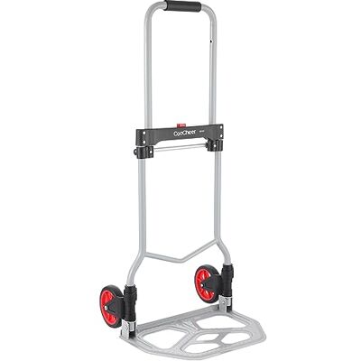 COOCHEER Carrello in alluminio, Carrello Portapacchi Pieghevole ideale per uso industriale e domestico, Capacità di carico massima 120 kg COOCHEER Carrello in alluminio, Carrello Portapacchi Pieghevole ideale per uso industriale e domestico, Capacità di carico massima 120 kg