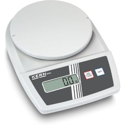 KERN EMB Bilancia scolastica, portata 2 kg, leggibilità 10 mg, piastra di pesatura Ø 150 mm, con protezione antivento KERN EMB Bilancia scolastica, portata 2 kg, leggibilità 10 mg, piastra di pesatura Ø 150 mm, con protezione antivento