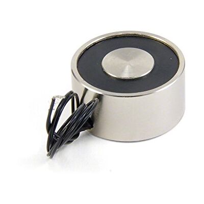 FIRST4MAGNETS Elettromagnet Con Foro Di Montaggio M5 Per Meccanismi Di Porte E Portelloni 40mm Dia x 20mm Di Spessore 25kg Di Tiro 8W/0,33A FIRST4MAGNETS Elettromagnet Con Foro Di Montaggio M5 Per Meccanismi Di Porte E Portelloni 40mm Dia x 20mm Di Spessore 25kg Di Tiro 8W/0,33A