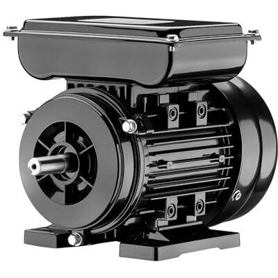 Wiltec Motore elettrico asincrono monofase, 1450 giri/min, 230 volt, 1,5 kw, 2 CV, IP44, classe F Wiltec Motore elettrico asincrono monofase, 1450 giri/min, 230 volt, 1,5 kw, 2 CV, IP44, classe F