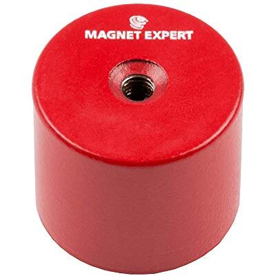 FIRST4MAGNETS Magnet In Pentola Profonda Alnico Per Applicazioni Ad Alta Temperatura, Ingegneria E Produzione Foro Filettato C/W M6 Di Spessore 35mm Di Dia x 30mm Tiro A Filo 14kg FIRST4MAGNETS Magnet In Pentola Profonda Alnico Per Applicazioni Ad Alta Temperatura, Ingegneria E Produzione Foro Filettato C/W M6 Di Spessore 35mm Di Dia x 30mm Tiro A Filo 14kg
