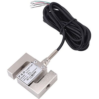 Walfront Sensore di Scala per Cella di Carico ad Alta Precisione a Fascio S Portatile, Sensori di Pesatura 50/100/300/2000 KG per Peso della Tramoggia Pesatura di Tensione ad Alta Pressione(50kg) Walfront Sensore di Scala per Cella di Carico ad Alta Precisione a Fascio S Portatile, Sensori di Pesatura 50/100/300/2000 KG per Peso della Tramoggia Pesatura di Tensione ad Alta Pressione(50kg)