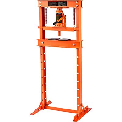 VEVOR Pressa Idraulica a Pavimento da Officina Garage Forza di Pressatura Massima di 12 Tonnellate, Pressa Idraulica da Officina Manuale Corpo in Acciaio al Carbonio Altezza Regolabile tra 40-705 mm VEVOR Pressa Idraulica a Pavimento da Officina Garage Forza di Pressatura Massima di 12 Tonnellate, Pressa Idraulica da Officina Manuale Corpo in Acciaio al Carbonio Altezza Regolabile tra 40-705 mm