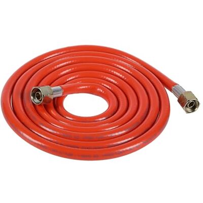 Rothenberger Industrial Tubo flessibile per gas propano, lunghezza 5m, Attacco: 2 x G 3/8 L, EN 1327, Pressione: 2 MPa (20 bar), 5 mm, Rothenberger Industrial Tubo flessibile per gas propano, lunghezza 5m, Attacco: 2 x G 3/8 L, EN 1327, Pressione: 2 MPa (20 bar), 5 mm,
