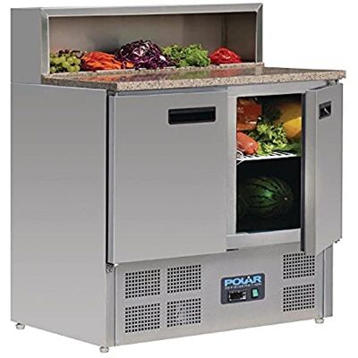 Polar refrigerato pizza Prep Counter 288 litri Commercial Cooler 1100 x 900 x 700 MM Polar refrigerato pizza Prep Counter 288 litri Commercial Cooler 1100 x 900 x 700 MM