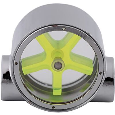 Walfront Indicatore di Flusso del Metallo G1 / 4 '' Sensore di Portata del Flusso di Raffreddamento con 5 Lame della Scimmia per il Calcolatore Walfront Indicatore di Flusso del Metallo G1 / 4 '' Sensore di Portata del Flusso di Raffreddamento con 5 Lame della Scimmia per il Calcolatore