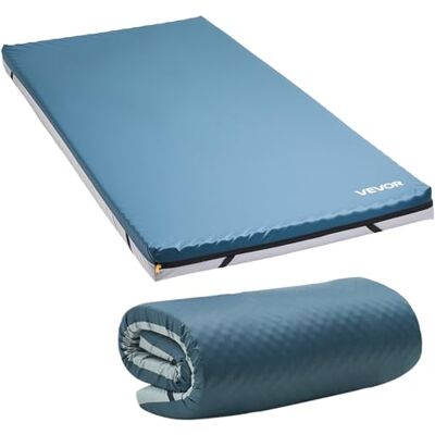 VEVOR Materasso per Letto Ospedaliero in Schiuma a Doppio Strato, Capacità 136 kg, con Ridistribuzione della Pressione, Impermeabile per Case di Cura e Assistenza Domiciliare, 1930 x 864 x 89 mm VEVOR Materasso per Letto Ospedaliero in Schiuma a Doppio Strato, Capacità 136 kg, con Ridistribuzione della Pressione, Impermeabile per Case di Cura e Assistenza Domiciliare, 1930 x 864 x 89 mm