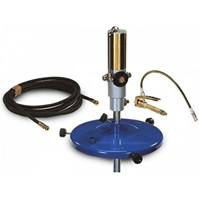AMA Pompa Ingrassaggio Pneumatica Attacco 1/4" Tubo 6m Portata 20-30kg AMA Pompa Ingrassaggio Pneumatica Attacco 1/4" Tubo 6m Portata 20-30kg