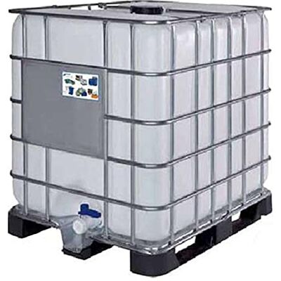 Mobil Plastic Cisterna IBC 1000 Litri in plastica, usata/rigenerata, coperchio 150 mm, valvola di scarico 2", pallet in plastica, omologata ADR/ONU, colore neutro Mobil Plastic Cisterna IBC 1000 Litri in plastica, usata/rigenerata, coperchio 150 mm, valvola di scarico 2", pallet in plastica, omologata ADR/ONU, colore neutro