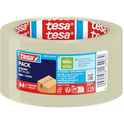 Tesapack - Eco & Strong - Trasparente - Nastro per imballaggio Tesapack - Eco & Strong - Trasparente - Nastro per imballaggio