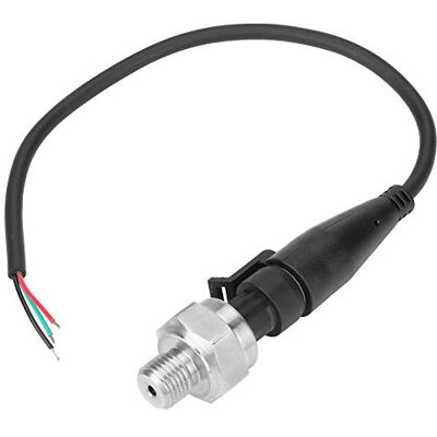 Walfront Sensore Trasduttore di Pressione G1 / 4, Trasmettitore di Pressione in Ingresso 5V in Uscita 0,5-4,5V / 0-5V per Acqua Gasolio(0-150PSI) Walfront Sensore Trasduttore di Pressione G1 / 4, Trasmettitore di Pressione in Ingresso 5V in Uscita 0,5-4,5V / 0-5V per Acqua Gasolio(0-150PSI)
