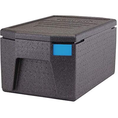 Cambro isotermico con Apertura Superiore 46L per contenitori GN 1/1, Nero, 68 x 40 x 32,1 cm (M.Ext) 53,8 x 35,5 x 25,5 cm (M.INT) Cambro isotermico con Apertura Superiore 46L per contenitori GN 1/1, Nero, 68 x 40 x 32,1 cm (M.Ext) 53,8 x 35,5 x 25,5 cm (M.INT)