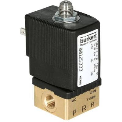 Bürkert Valvola controllata direttamente, 6014 230 V/AC, materiale di tenuta in ottone, FKM, 1 pezzo. Bürkert Valvola controllata direttamente, 6014 230 V/AC, materiale di tenuta in ottone, FKM, 1 pezzo.