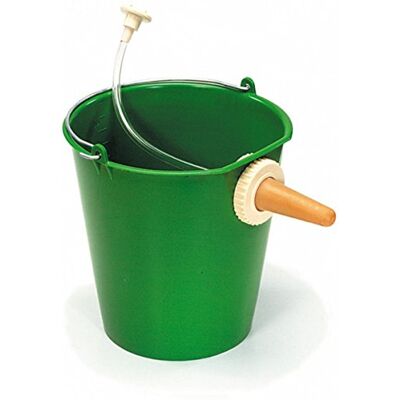 Ama Secchio da 10 Lt con Poppatoio Autopescante per Vitelli – Ideale per Zootecnia e Allevamento, Peso 778 g, Capacità 10 l, Made in Italy Ama Secchio da 10 Lt con Poppatoio Autopescante per Vitelli – Ideale per Zootecnia e Allevamento, Peso 778 g, Capacità 10 l, Made in Italy