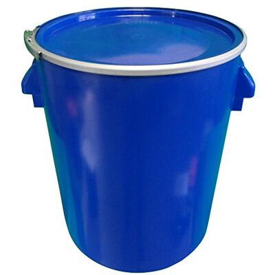 Mobil Plastic Fusto in plastica (HDPE) ad apertura totale, cilindrico, capacità 30 Lt, ADR/ONU per solidi, per piatti prementi Mobil Plastic Fusto in plastica (HDPE) ad apertura totale, cilindrico, capacità 30 Lt, ADR/ONU per solidi, per piatti prementi