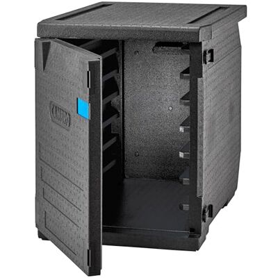 Cambro Contenitore isotermico per vassoi da 60 x 40 cm con 6 Guide, Polipropilene, Nero, 77 x 54 x 68,7 cm (M.Ext) 61,5 x 41 x 58,5 cm (M.INT) Cambro Contenitore isotermico per vassoi da 60 x 40 cm con 6 Guide, Polipropilene, Nero, 77 x 54 x 68,7 cm (M.Ext) 61,5 x 41 x 58,5 cm (M.INT)