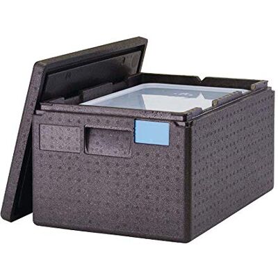 Cambro DW577 Contenitore per alimenti, con coperchio isolante, 43 litri, con 1/1 GN padella e coperchio, 316 mm x 400 mm x 600 mm, colore: Nero Cambro DW577 Contenitore per alimenti, con coperchio isolante, 43 litri, con 1/1 GN padella e coperchio, 316 mm x 400 mm x 600 mm, colore: Nero
