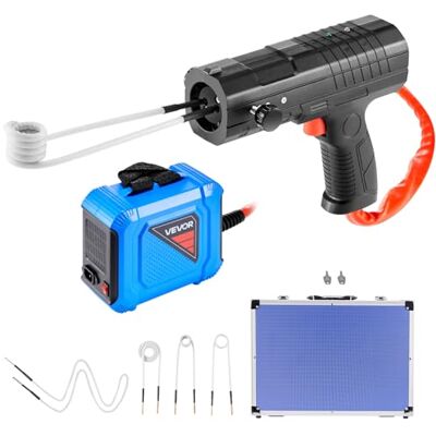 VEVOR Rimozione Bulloni Riscaldatore a Induzione, 1800 W 230 V, Strumento Portatile per la Rimozione di Dadi, Mini Macchina Riscaldante per la Rimozione di Viti Arrugginite, con 4 Bobine VEVOR Rimozione Bulloni Riscaldatore a Induzione, 1800 W 230 V, Strumento Portatile per la Rimozione di Dadi, Mini Macchina Riscaldante per la Rimozione di Viti Arrugginite, con 4 Bobine
