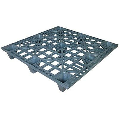 Mobil Plastic Pallet in plastica riciclata (PP), Mis. 1100 L x 1100 P x 143 H mm, con 9 piedi, piano forato, portata statica 1300 Kg, portata dinamica 800 Kg Mobil Plastic Pallet in plastica riciclata (PP), Mis. 1100 L x 1100 P x 143 H mm, con 9 piedi, piano forato, portata statica 1300 Kg, portata dinamica 800 Kg