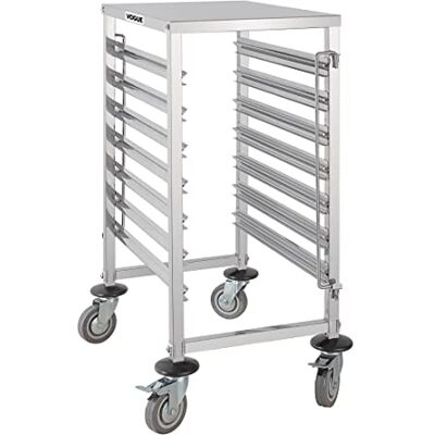 VOGUE gg498 in acciaio inox Gastronorm, Carrello, 7 livello VOGUE gg498 in acciaio inox Gastronorm, Carrello, 7 livello