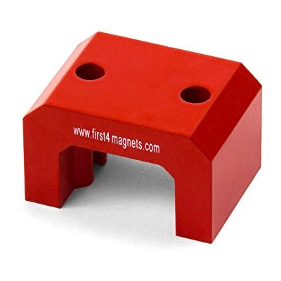 FIRST4MAGNETS Magnete a ferro di cavallo in Alnico rosso extra large per applicazioni ad alta temperatura, ingegneria e produzione – 57 mm x 35 mm x 40,5 mm – 23 kg di trazione FIRST4MAGNETS Magnete a ferro di cavallo in Alnico rosso extra large per applicazioni ad alta temperatura, ingegneria e produzione – 57 mm x 35 mm x 40,5 mm – 23 kg di trazione