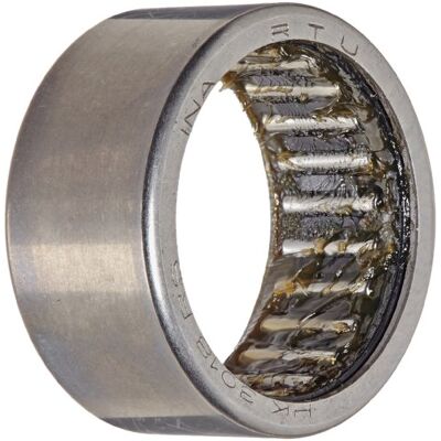 INA HK3018RS Cuscinetto a rullini ad ago, Coppa trafilata in gabbia, Anello esterno e rullo, gabbia in acciaio, estremità aperta, singola guarnizione, metrica, ID 30mm, 37mm OD, larghezza 18mm, velocità massima di rotazione 6000rpm INA HK3018RS Cuscinetto a rullini ad ago, Coppa trafilata in gabbia, Anello esterno e rullo, gabbia in acciaio, estremità aperta, singola guarnizione, metrica, ID 30mm, 37mm OD, larghezza 18mm, velocità massima di rotazione 6000rpm