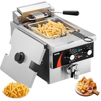 Vevor - Friggitrice Elettrica 3000W 5,9L - Professionale Vevor - Friggitrice Elettrica 3000W 5,9L - Professionale