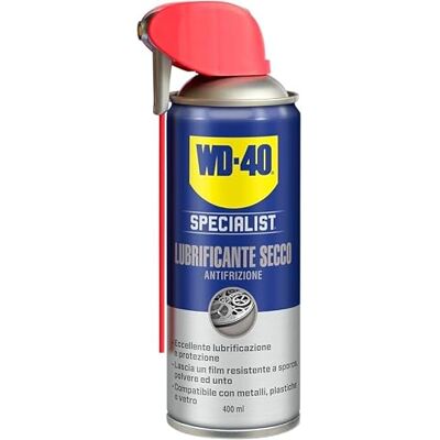 Ama Lubrificante secco al PTFE WD 40 ML 400 Linea Specialist Ama Lubrificante secco al PTFE WD 40 ML 400 Linea Specialist