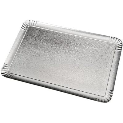 Garcia de Pou Vassoi "Traiteur" Doppia Faccia 28X42 Cm Oro/Argento Cartone 2500 Unità Garcia de Pou Vassoi "Traiteur" Doppia Faccia 28X42 Cm Oro/Argento Cartone 2500 Unità