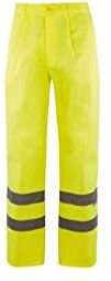 Velilla 160 Pantaloni ad Alta Visibilità; Giallo Fluo, Taglia L