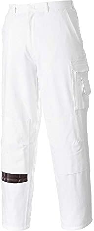 Portwest Painters Trousers, colorWhiteT talla XL