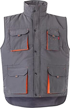 Velilla 205902 8/16 XL – Gilet imbottito bicolore multitasche grigio taglia XL