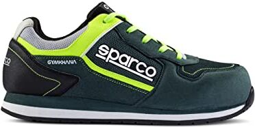 Sparco Gymkhana Scarpe da Lavoro Antinfortunistiche S1P SRC Verde-Lime