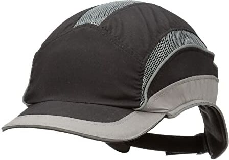 3M ™ First Base™ 3 Bump Cap 2031219, Elite, nero/grigio, visiera ridotta, 55 mm