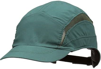 3M ™ First Base™ 3 Bump Cap 2030596, Classic, verde scuro, visiera ridotta, 55 mm