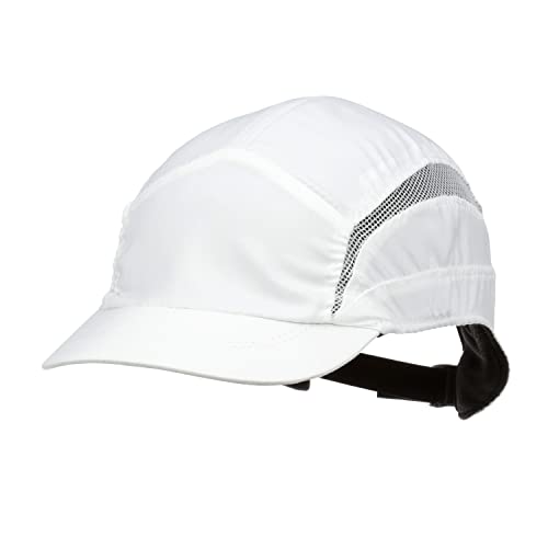 3M ™ First Base™ 3 Bump Cap , Classic, bianco, visiera ridotta, 55 mm