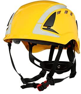 3M Elmetto, , giallo, ventilato, rifrangente, marchio CE