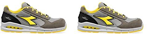 Diadora Utility Scarpa da Lavoro Bassa Run Net AIRBOX Low S1P SRC per Uomo e Donna (EU 43), Alluminio Grigio Vento & Utility Scarpa da Lavoro Bassa Run Net AIRBOX Low S1P SRC