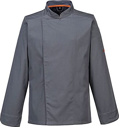 Portwest Giacca MeshAir Pro Chefs Kitchen Workwear Grigio ardesia L