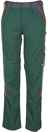 Planam 058 misura 147,32 cm (58") Visline "-Pantaloni, colore: verde/arancione/ardesia