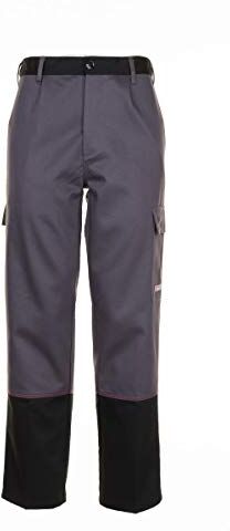 Planam Pantaloni da uomo Weld Shield in grigio nero modello  taglia 102