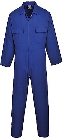 Portwest Euro Work  Tuta da Lavoro, XL, Blu (Royal)